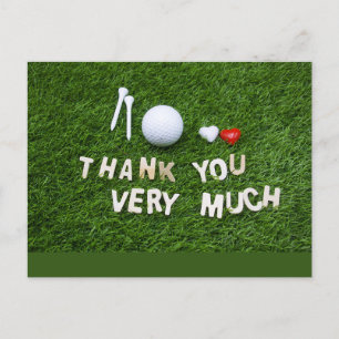 Golf - tack för ditt kort Fairway Gratitude