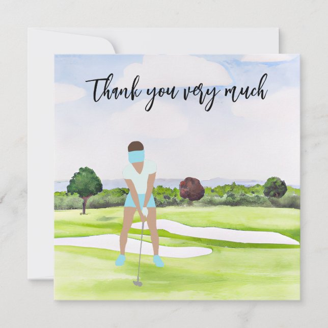 Golf - tack för golfer (Framsida)