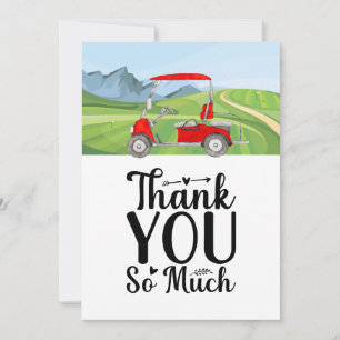 Golf Tack så mycket för golfer