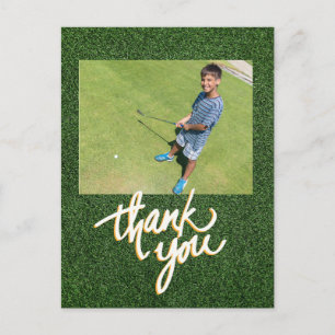 Golf Tack Skapa din egen fotogolfare Vykort