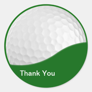 Golf Tack Stickers Runt Klistermärke
