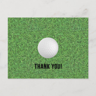 Golf Tack-vykort Vykort