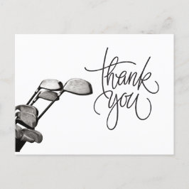 Golf - tackkort vykort