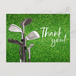 Golf - tackkort vykort