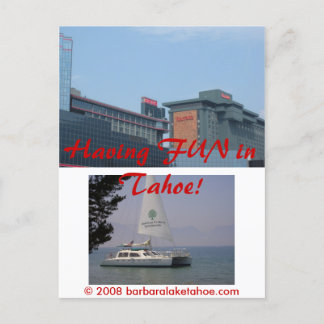 Golf Tahoe Postcard "Golfing in Tahoe Collection" Vykort