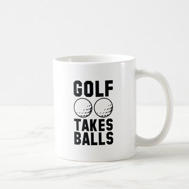 Golf Tar Bollar Kaffemugg (Höger)