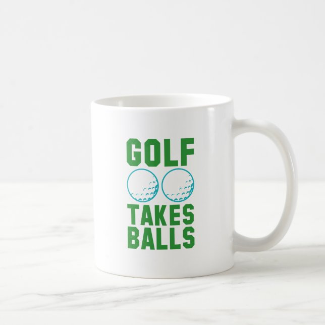 Golf Tar Bollar Kaffemugg (Höger)
