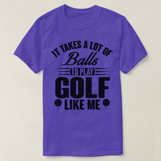 Golf tar bollar t shirt (Design framsida)
