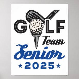 Golf Team Senior 2025 Studenten NattKL 2025 Poster