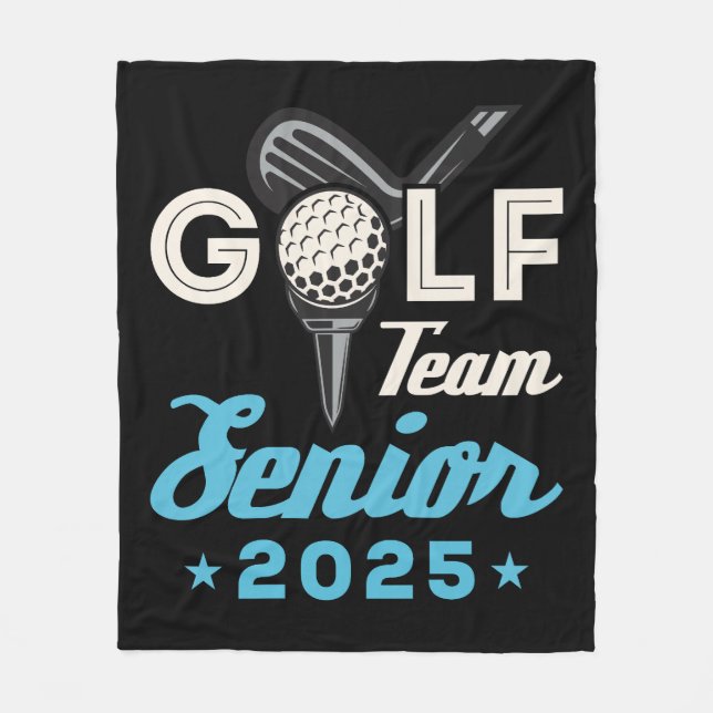 Golf Team Senior Class of 2025 Golfer Fleecefilt (Framsidan)