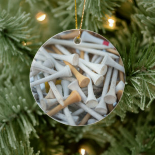 Golf Tees Julgransprydnad Keramik