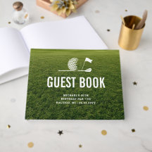 Golf tema Golfare Födelsedagsfest Minimalistisk 30