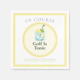 Golf tema händelse country club cocktail servetter