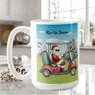 Golf tema Rizz the Season 67 Namn Kaffemugg