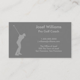 Golf-temakort - Gents Visitkort