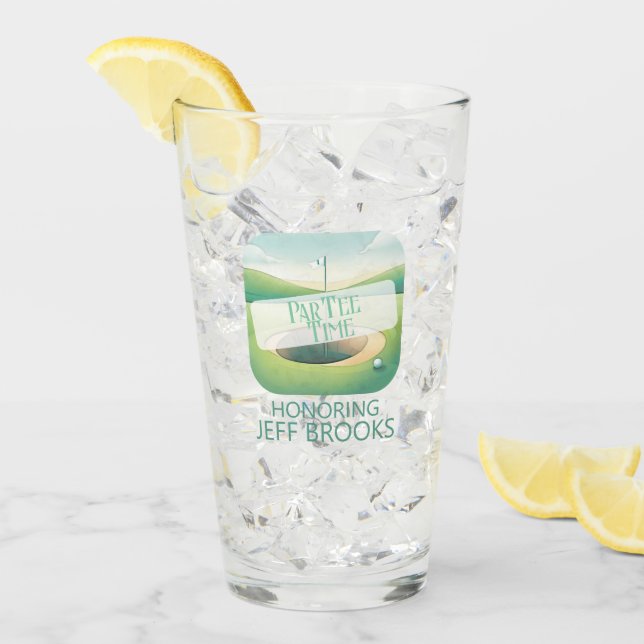 Golf-Temaparty Glaskopp (Framsida Ice)