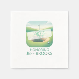 Golf-Temaparty Pappersservett