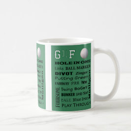 GOLF-terminologi Kaffemugg