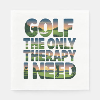 Golf the Only Therapy, Trendig Pappersservett