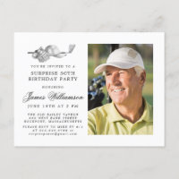 Golf Theme 50th SURPRISE Födelsedagsfest Photo