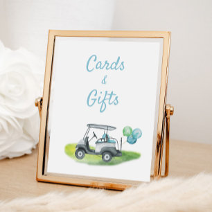 Golf Theme Gifts Birthday-tecken Poster