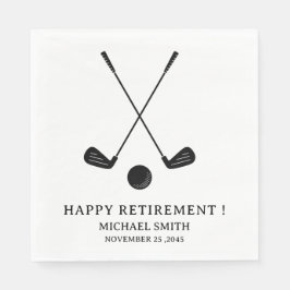 Golf Theme Pension Party Napkins Pappersservett
