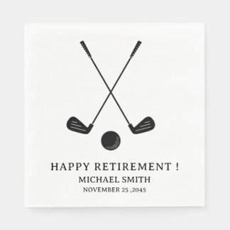 Golf Theme Pension Party Napkins Pappersservett