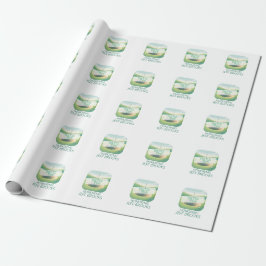 Golf Theme-Personlig Presentpapper