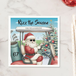 Golf Theme Rizz the Season 67 Namn Pappersservett