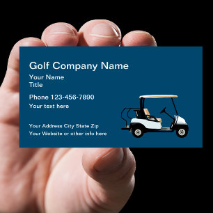 Golf Theme Simple Visitkort