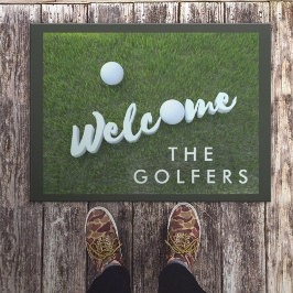 Golf Theme Välkomna Golfers Doormat