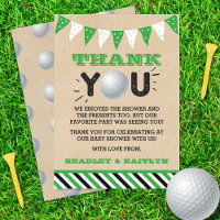 Golf Thenzed Co-ed Baby Shower