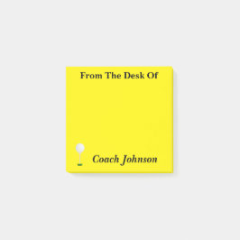 Golf Thned Notes Post-it Block