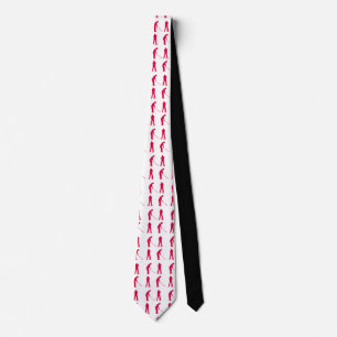 Golf Tie red Slips