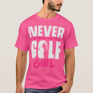 Golf tjej skämt säga golfklubb kvinnor golfare gol t shirt