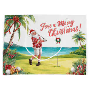 Golf Tomte Golfare för en glad jul