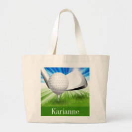 Golf Tote Bag Jumbo Tygkasse