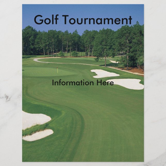Golf Tournament Flyer (Framsidan)