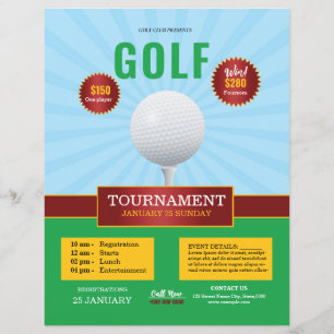 Golf Tournament Flyer-mall