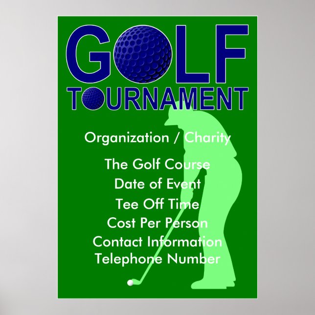 Golf Tournament Poster (Framsidan)