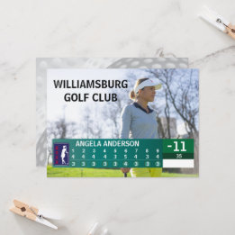 GOLF TOURNAY LW SCORE GOLFER AWARD INBJUDNINGAR