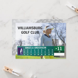 GOLF TOURNAY LW SCORE GOLFER AWARD INBJUDNINGAR