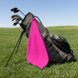Golf Towel, Bright Rosa