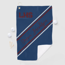 Golf Towel med High School Player