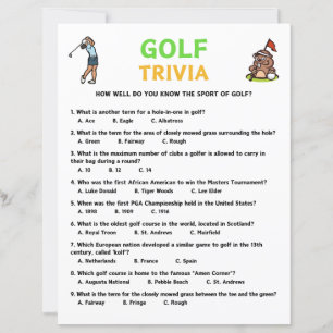Golf Trivia-spel