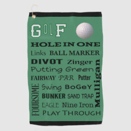 GOLF-typografi för Avid Golfer