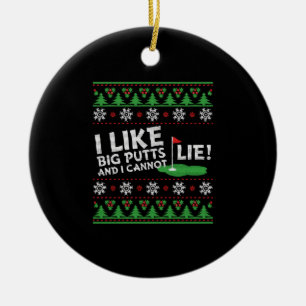 Golf Ugly jul Julgransprydnad Keramik