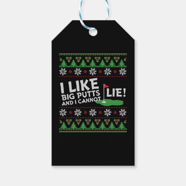 Golf Ugly jul Presentetikett (Framsidan)