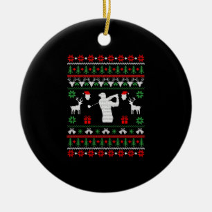 Golf Ugly jul Sweater Julgransprydnad Keramik