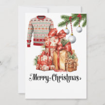 Golf Ugly Sweater Tema för golfjul